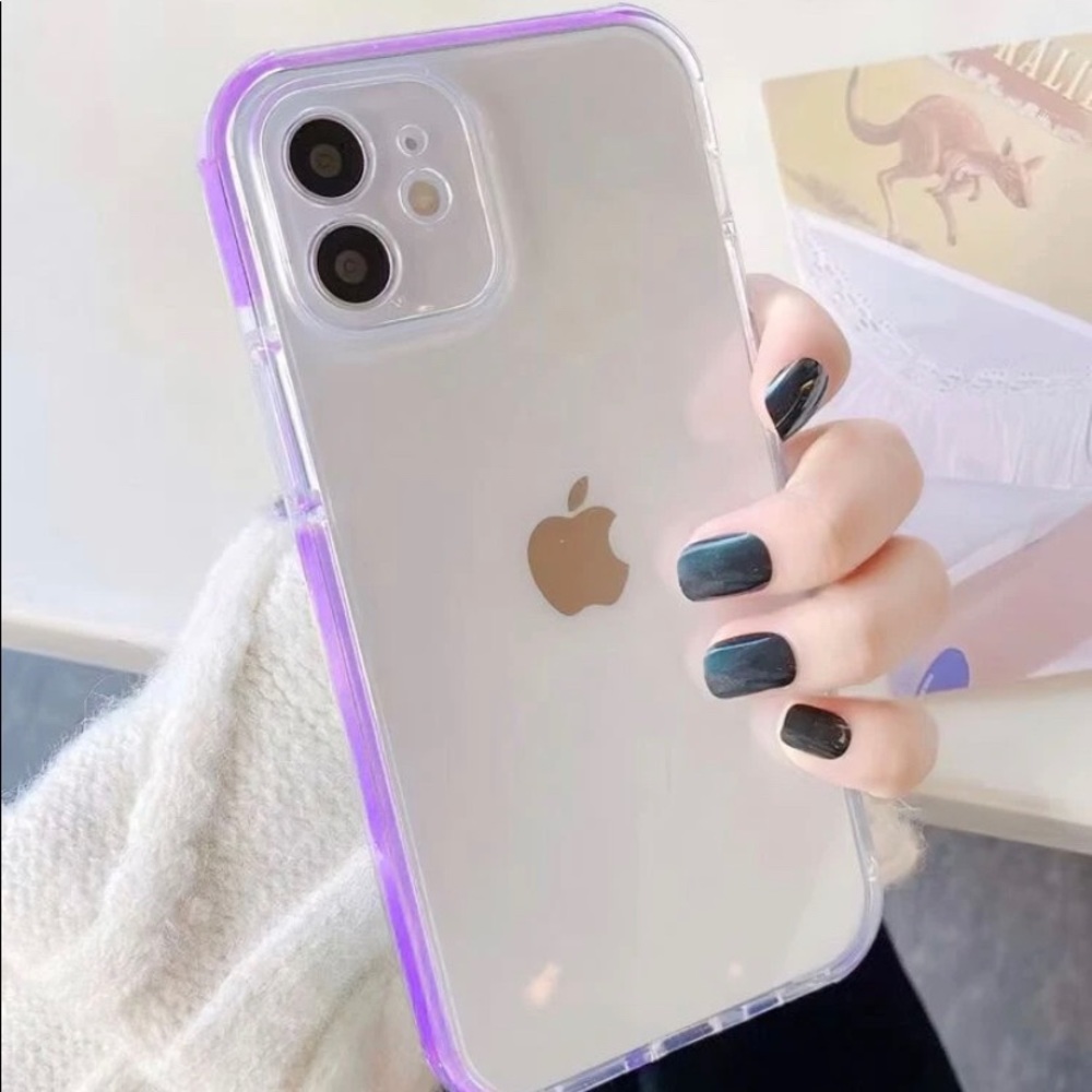 Brand New
iPhone11 Clear plastic with purple edge